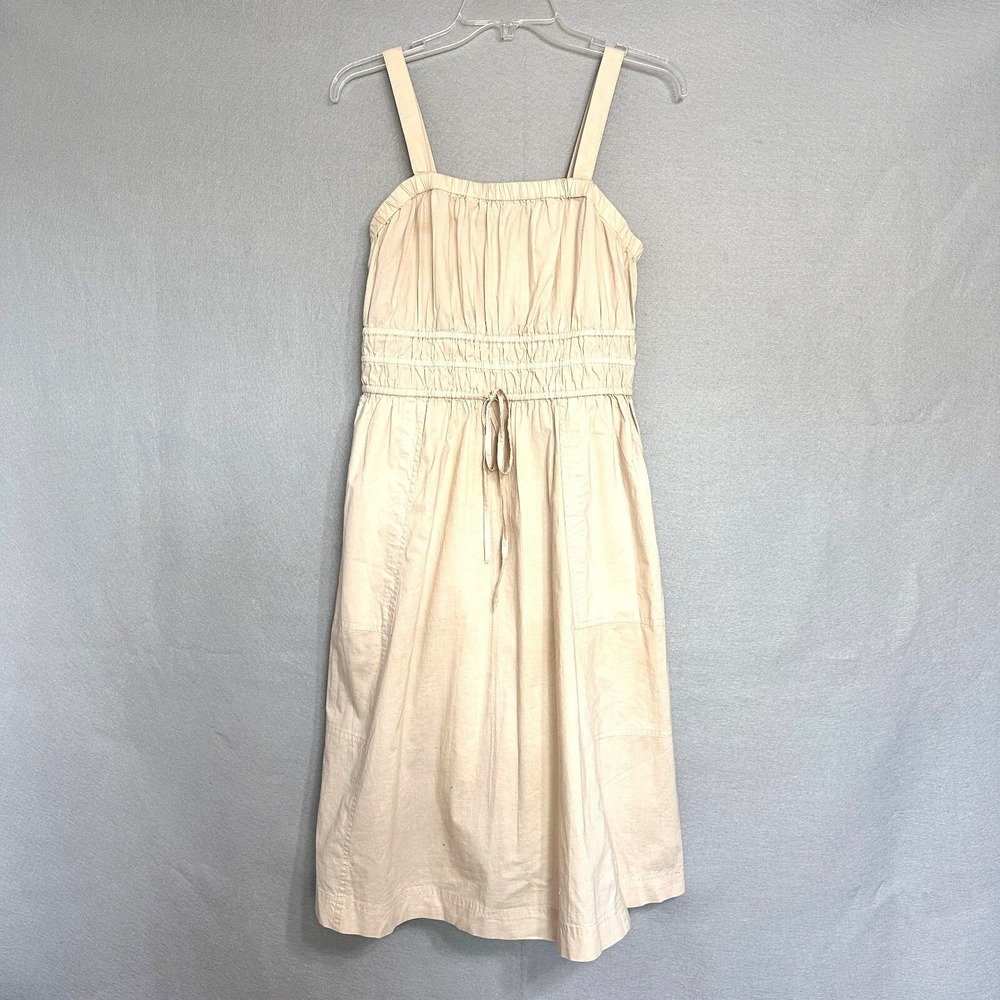 Universal Threads Womens Khaki Sundress Size M Midi Classic Preppy Layering Boho